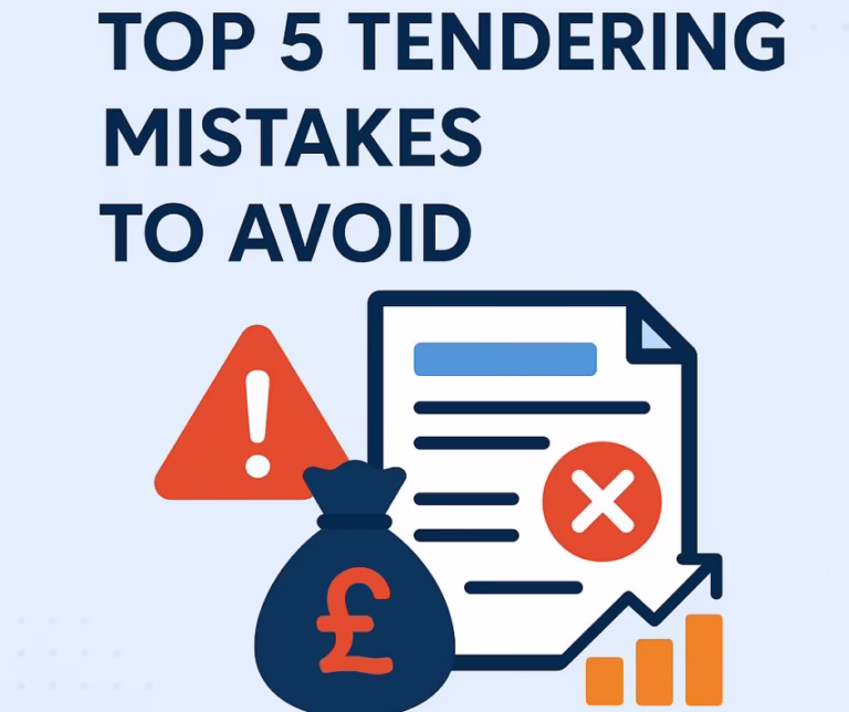 Top 5 Tendering Mistakes to Avoid for Winning More Lucrative Contracts 2 poster indicating tendering mistakes to avoid