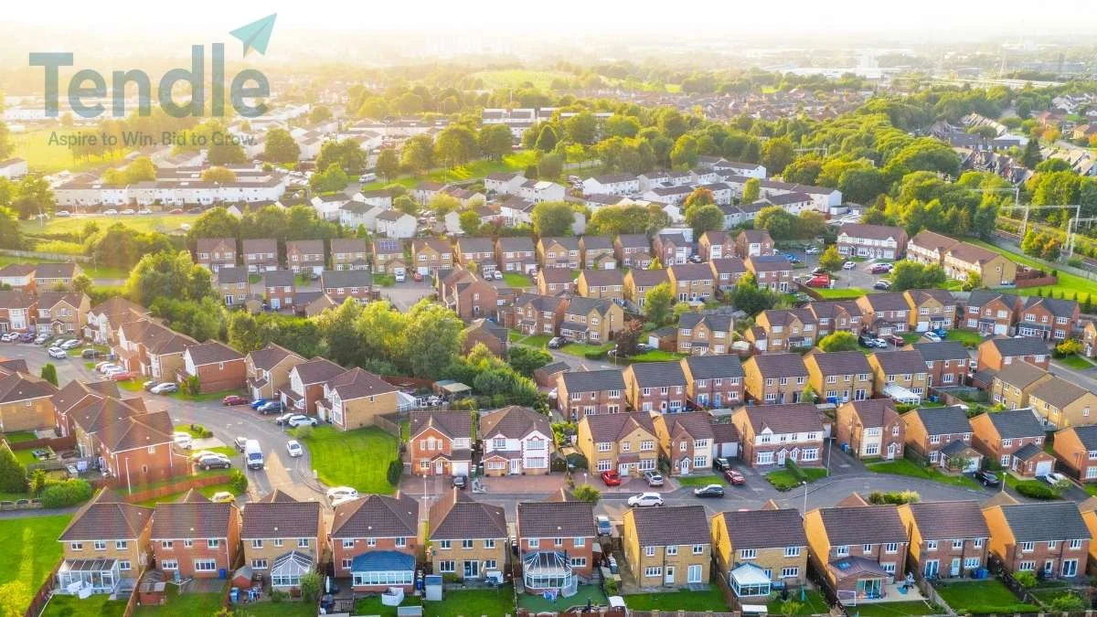 Residential housing estates requiring coordinated tree inspection and tender support for environmental services